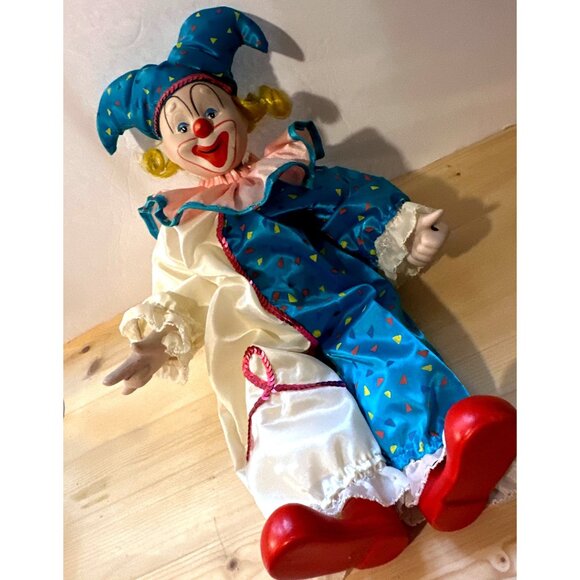 Vintage Creepy Scary Porcelain Clown Coulrophobia Halloween Poltergeist Horror - Picture 6 of 12